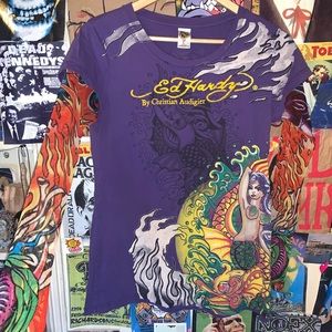 Vintage Ed hardy tattoo longsleeve
